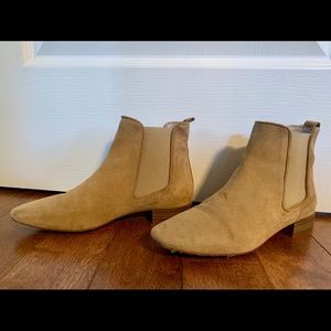 Tan Suede Chelsea Boots